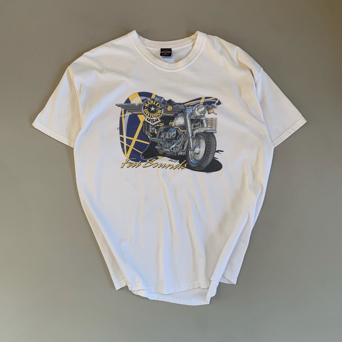 XL 2000 Harley Davidson Fat Sounds T-shirt