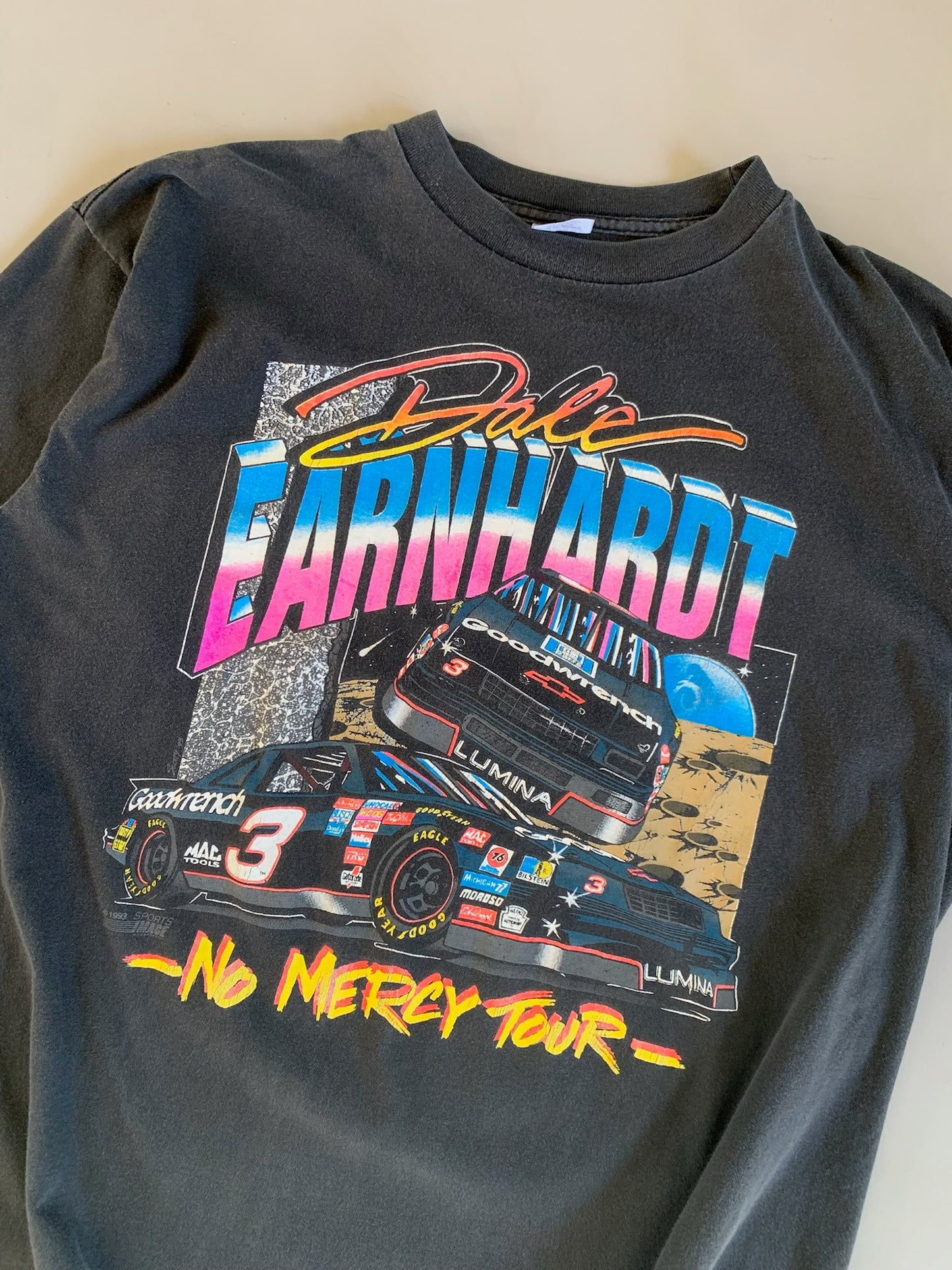 XXL 1993 Dale Earnhardt No Mercy Tour T-shirt