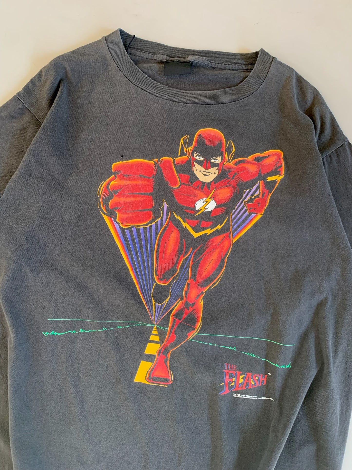 XL 1990 The Flash DC Comics T-shirt