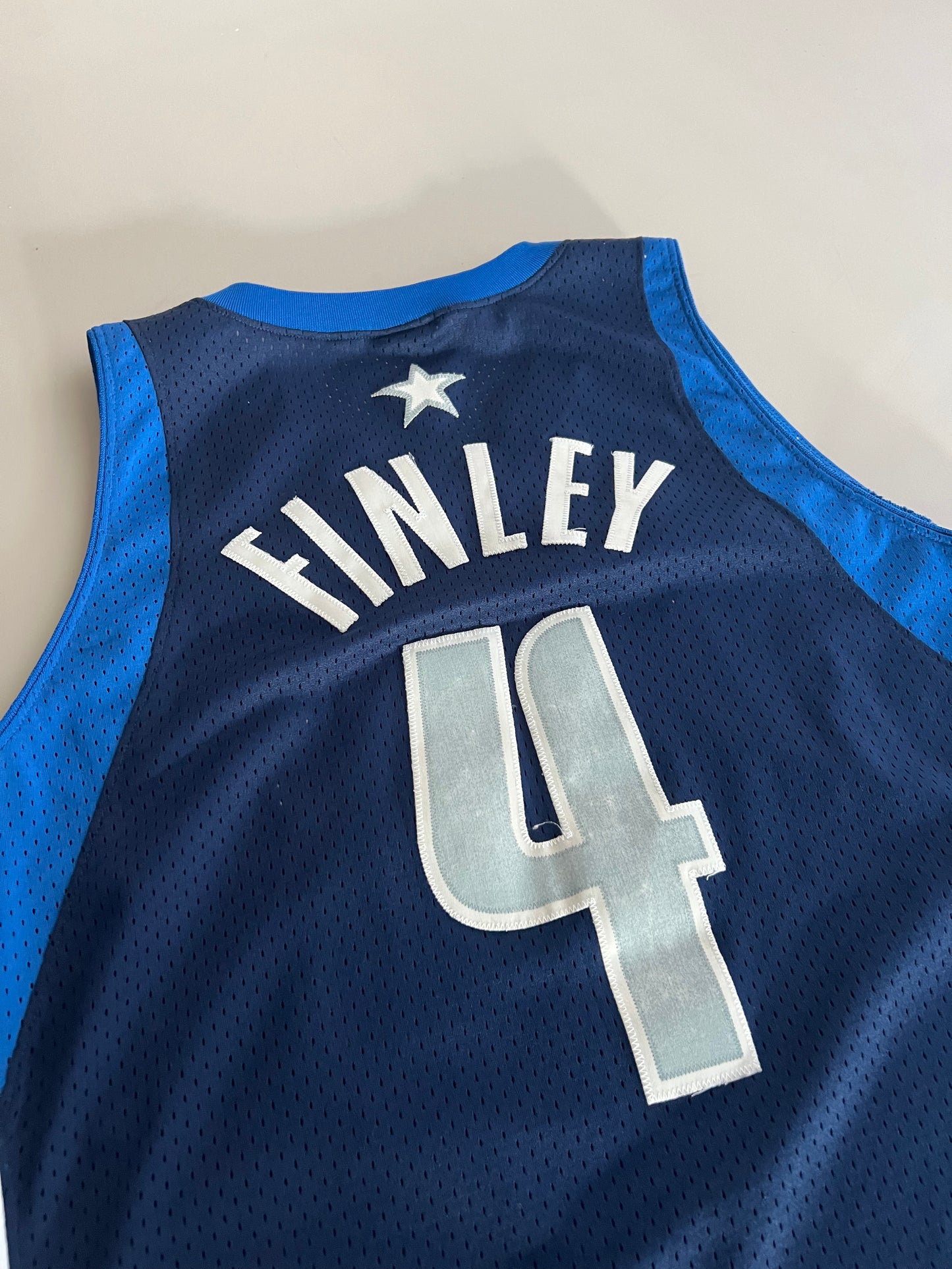 Large 2000s Dallas Mavericks Michael Finley Jersey