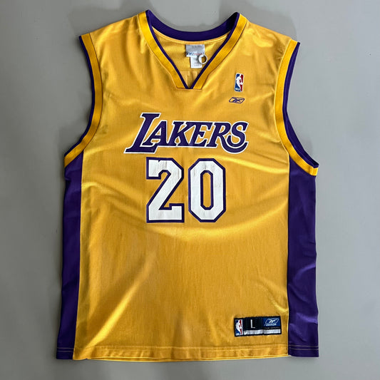 Large 2000s LA Lakers Gary Payton Jersey