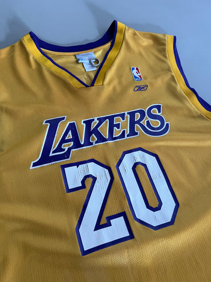 Large 2000s LA Lakers Gary Payton Jersey