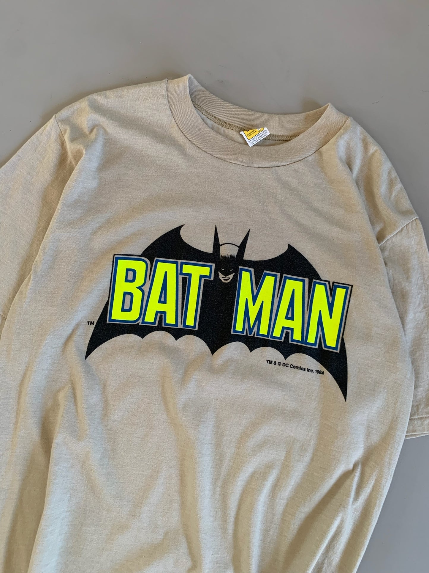 Large 1964 Bat Man DC Comics T-shirt