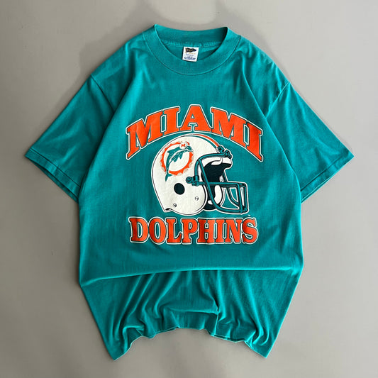 Large 80s Miami Dolphins T-shirt