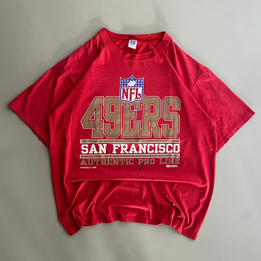 XL 1995 San Francisco 49ers Distressed T-shirt