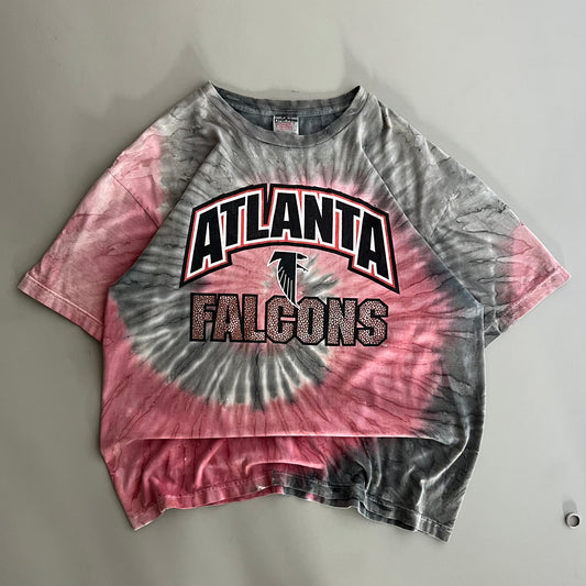 Large 2000s Atlanta Falcons Tie Dye T-shirt