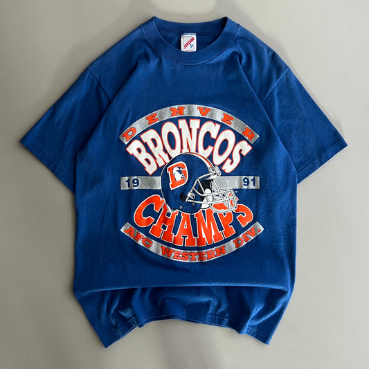 Medium 1991 Denver Broncos AFC Champs T-shirt