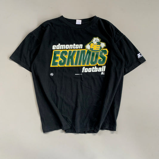 Large 1997 Edmonton Eskimos Football Starter T-shirt