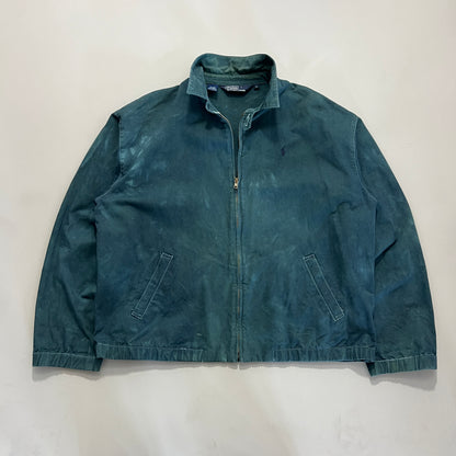 Large 1990s Polo Ralph Lauren Over Dyed Harrington Jacket