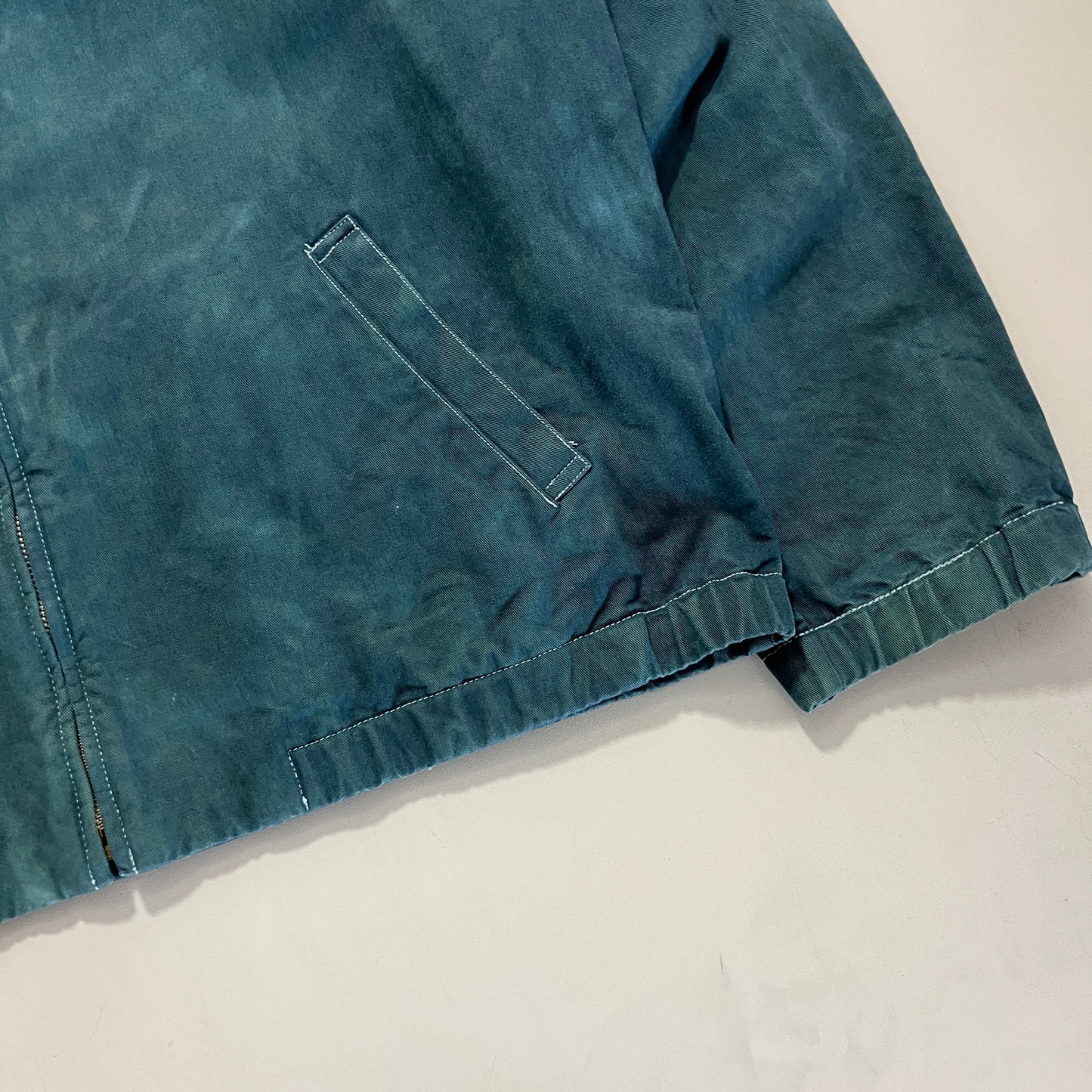Large 1990s Polo Ralph Lauren Over Dyed Harrington Jacket