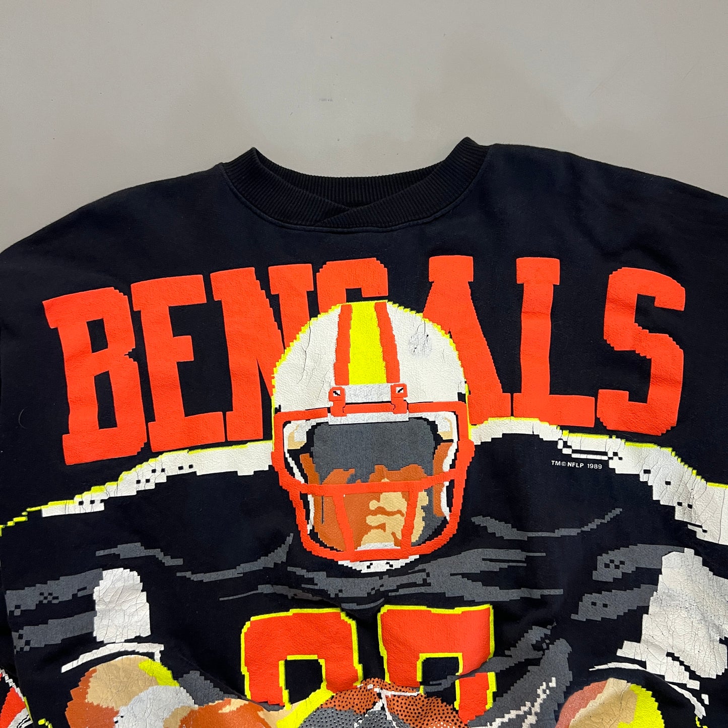 Large 1989 Cincinatti Bengals Big Graphic Sweatshirt