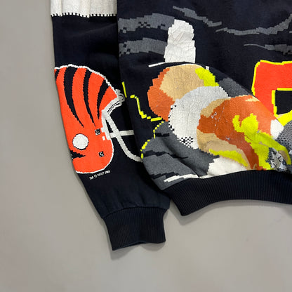 Large 1989 Cincinatti Bengals Big Graphic Sweatshirt