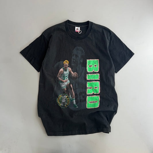 Large 1990s Boston Celtics Larry Bird T-shirt