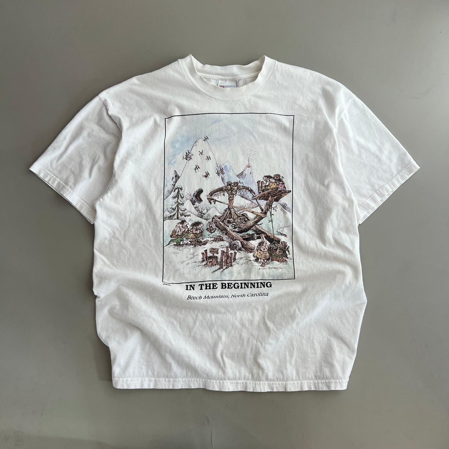 XL 2000s Beech Mountain Gary Patterson Art T-shirt