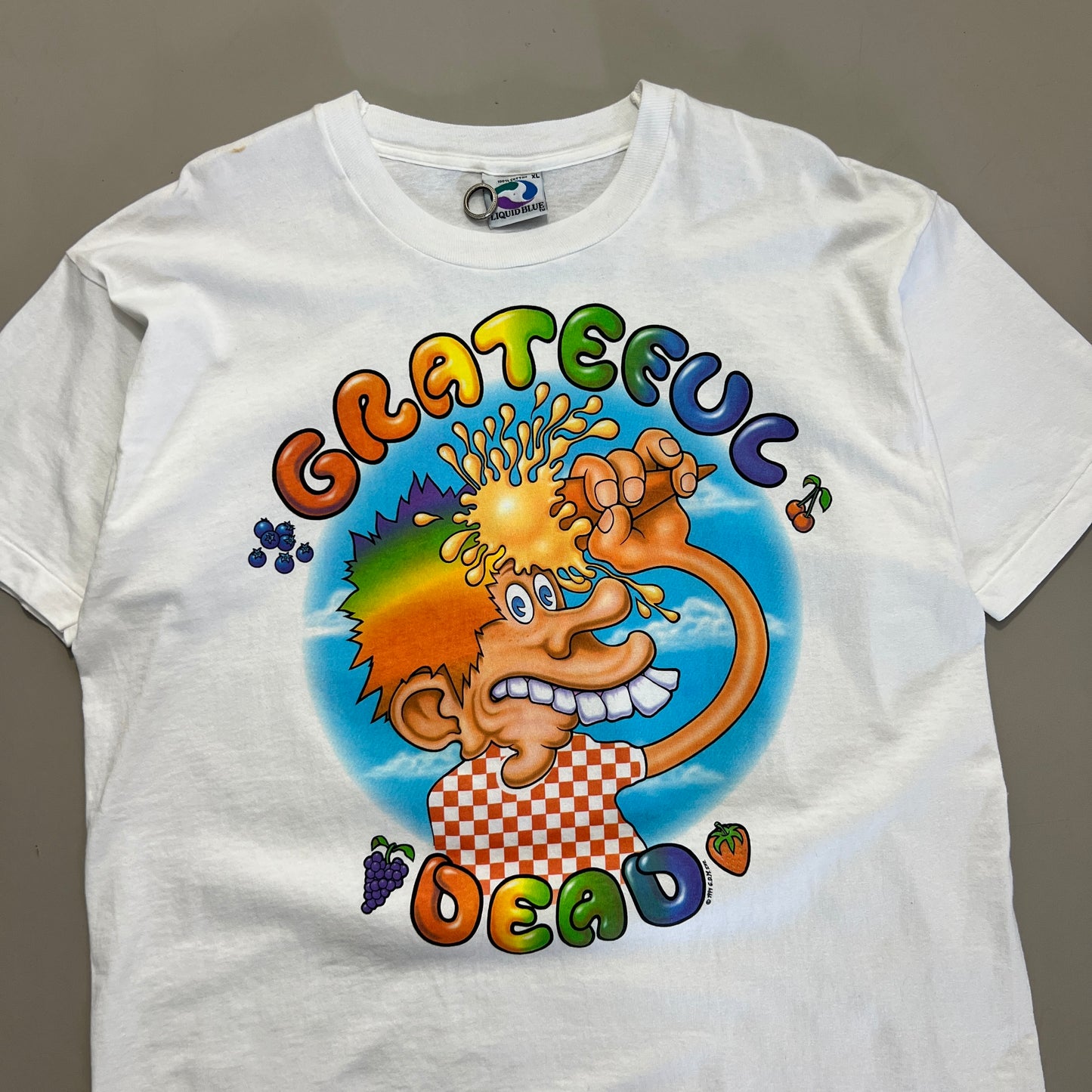 XL 1994 Grateful Dead "Europe 72" Liquid Blue T-shirt