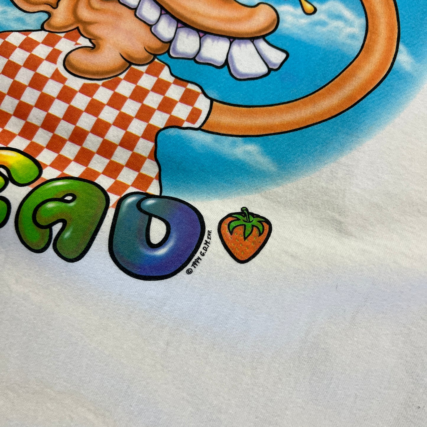XL 1994 Grateful Dead "Europe 72" Liquid Blue T-shirt