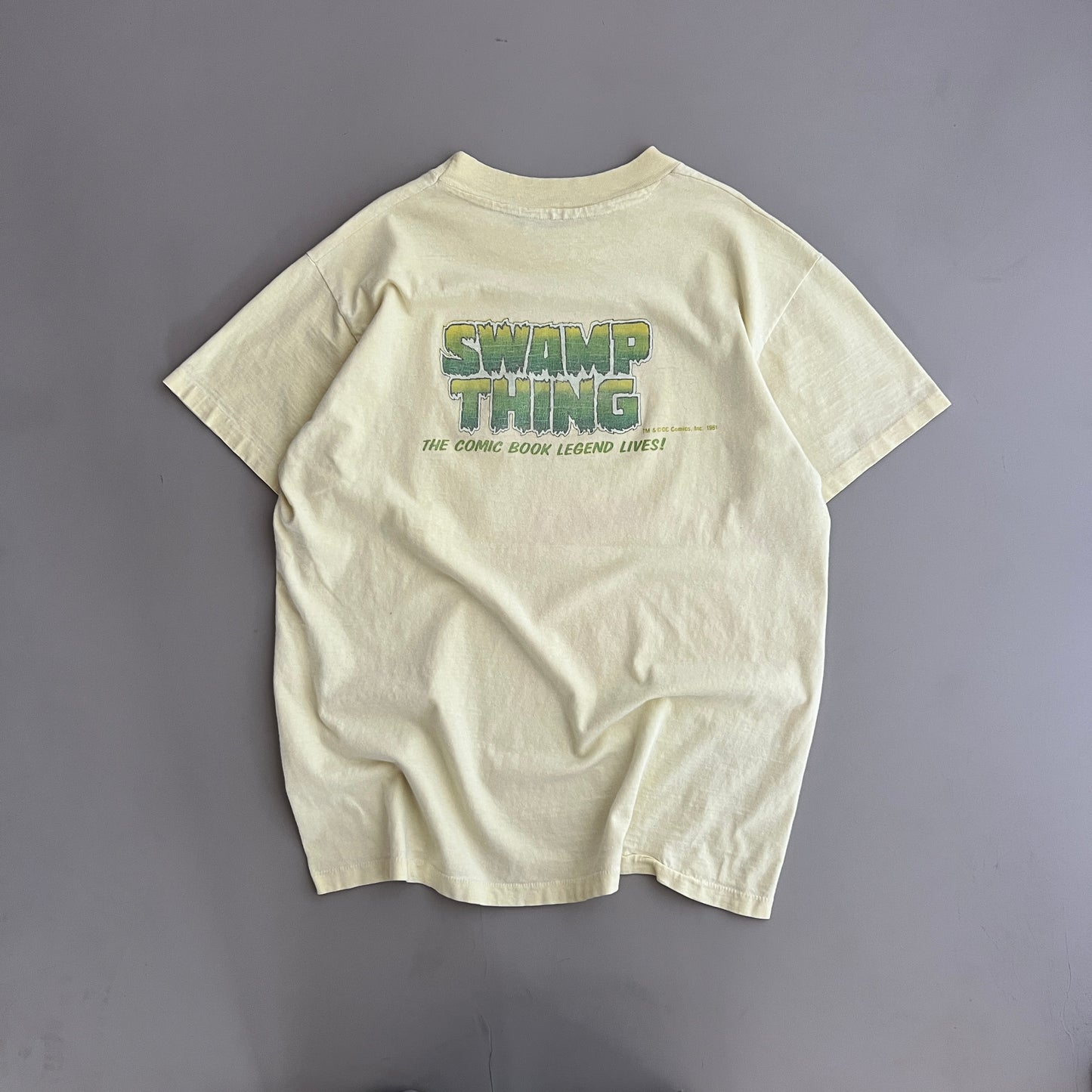 Large 1981 Swamp Thing DC Comics T-shirt