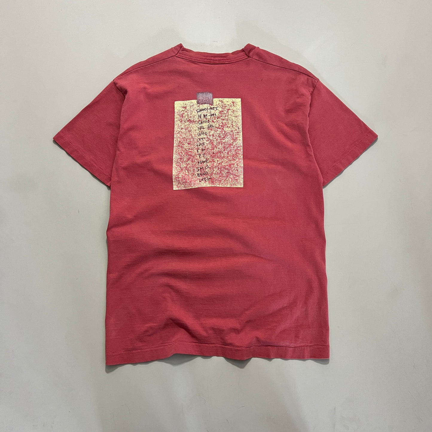 Large 1996 Pearl Jam No Code Tour T-shirt