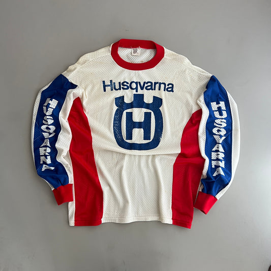 XL 1960/70s Husqvarna Mesh Supercross Jersey