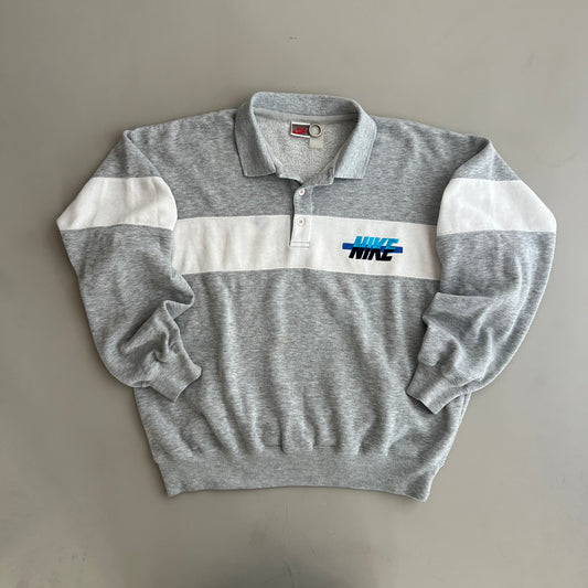 Large 90s Nike Collared Sweatshirt