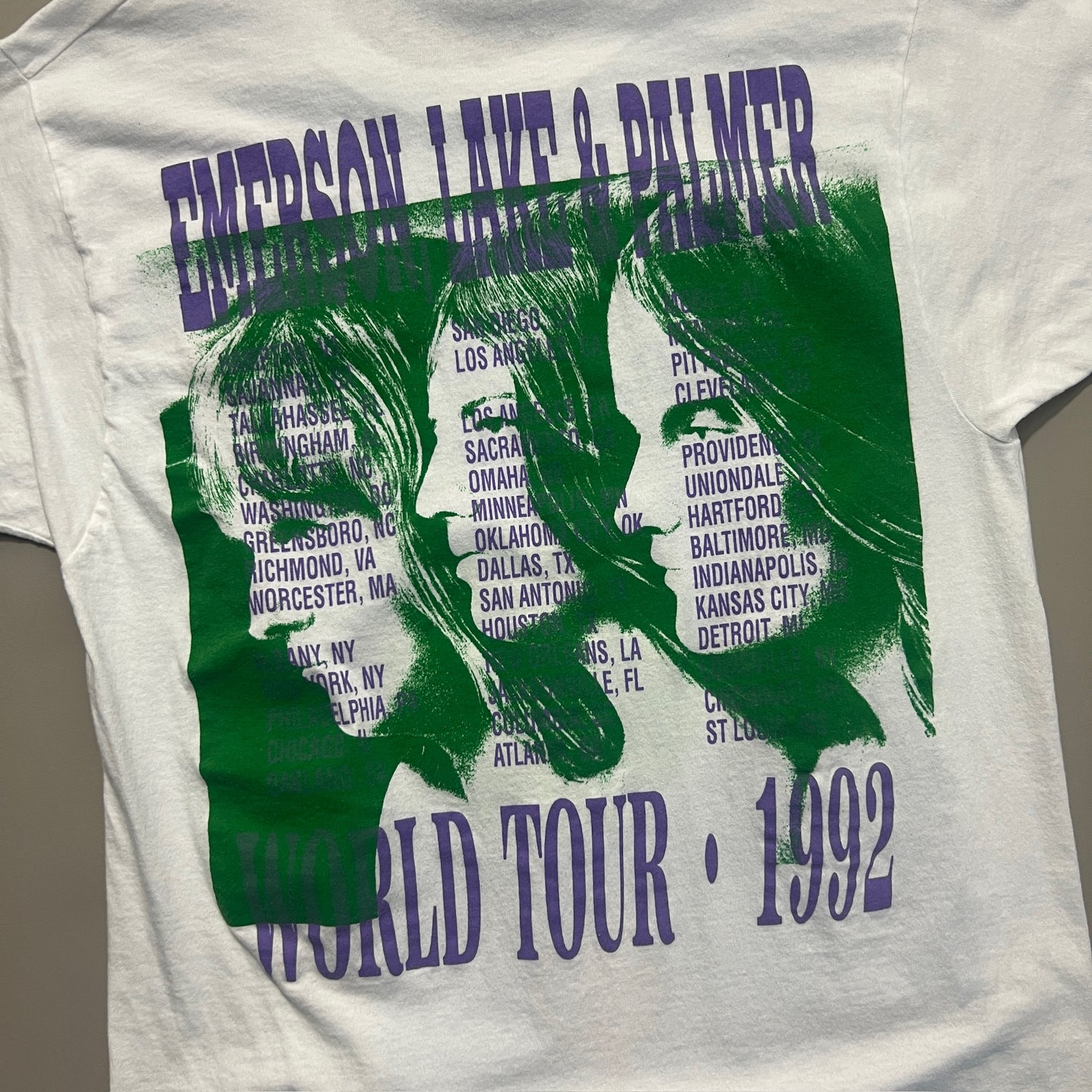 XL 1992 Emerson, Lake and Palmer H.R Giger Tour T-shirt