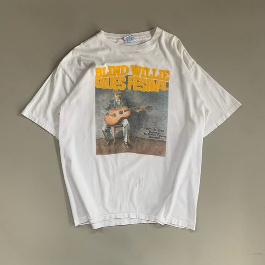 XL 1993 Blind Willie Blues Festival T-shirt