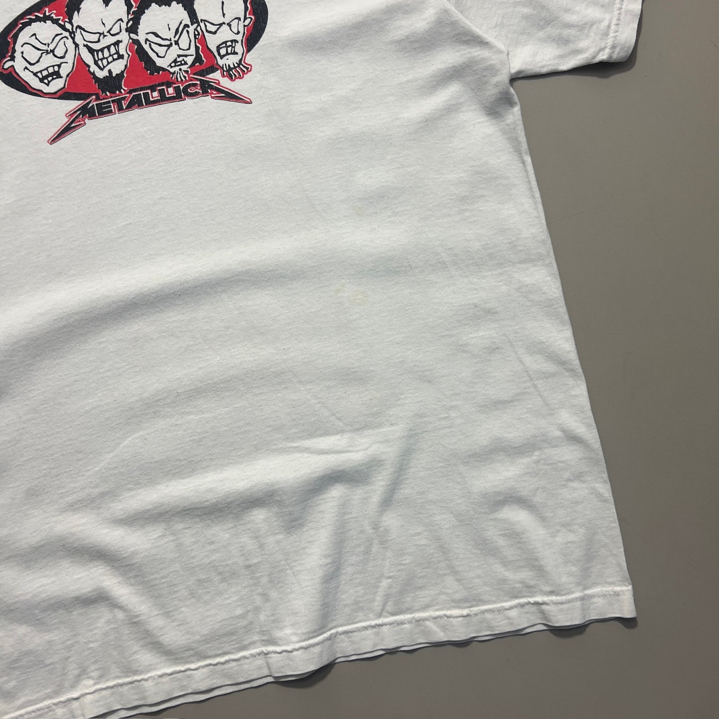Large 2000 Metallica Free Show Tour T-shirt