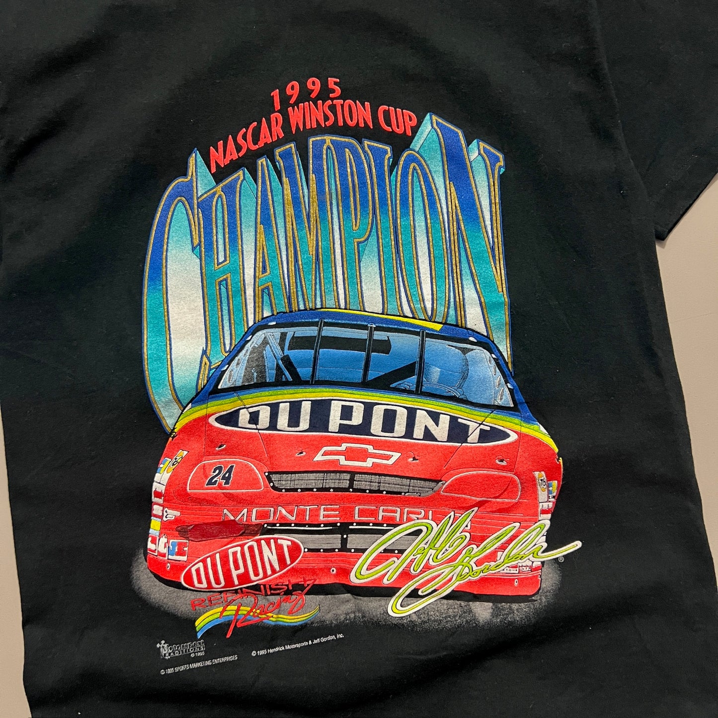 XL 1995 Jeff Gordon Winston Champ T-shirt