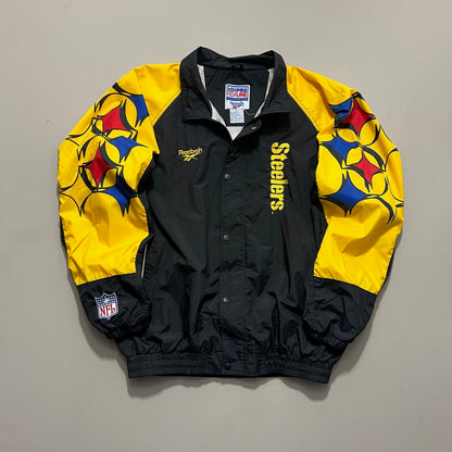 XL 1990s Pittsburgh Steelers Reebok Windbreaker