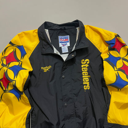 XL 1990s Pittsburgh Steelers Reebok Windbreaker