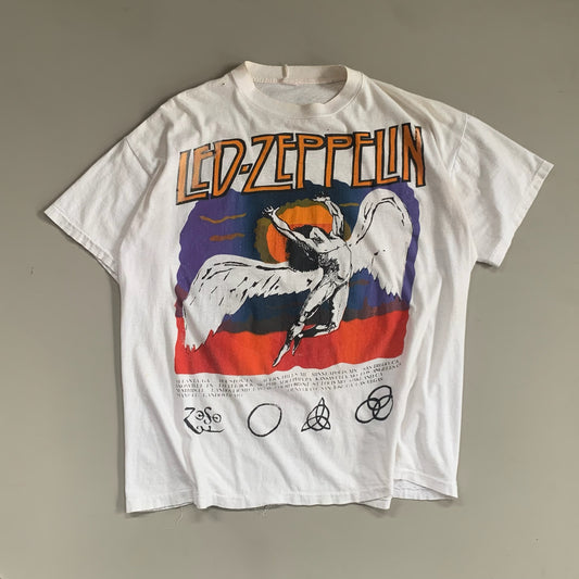 Large 1995 Led Zeppelin No Quarter Parking Lot T-shirt