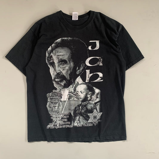 XL 1990s JAH Selassie Rastafari T-shirt