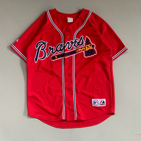 Large Atlanta Braves Dan Uggla Jersey