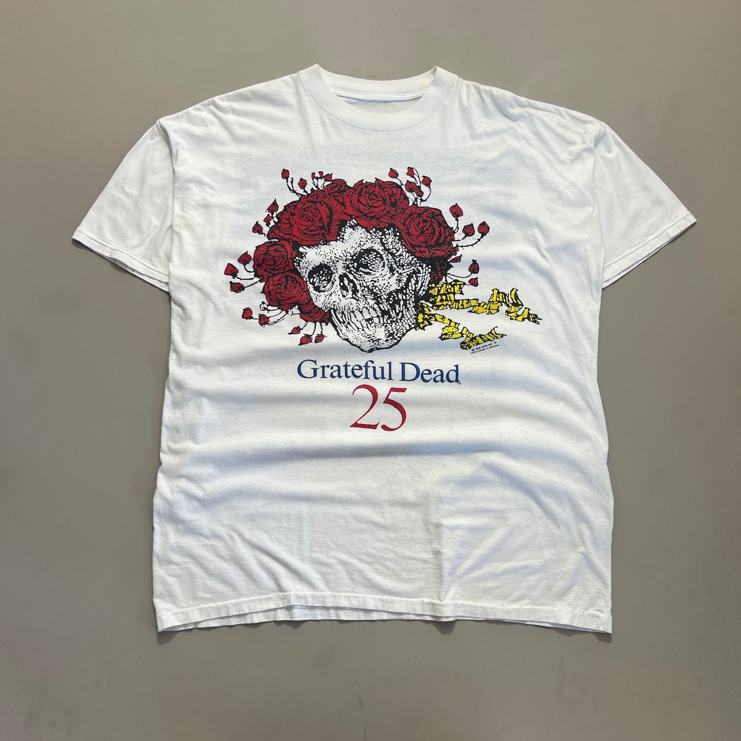 XL 1990 Grateful Dead 25th Anniversary T-shirt
