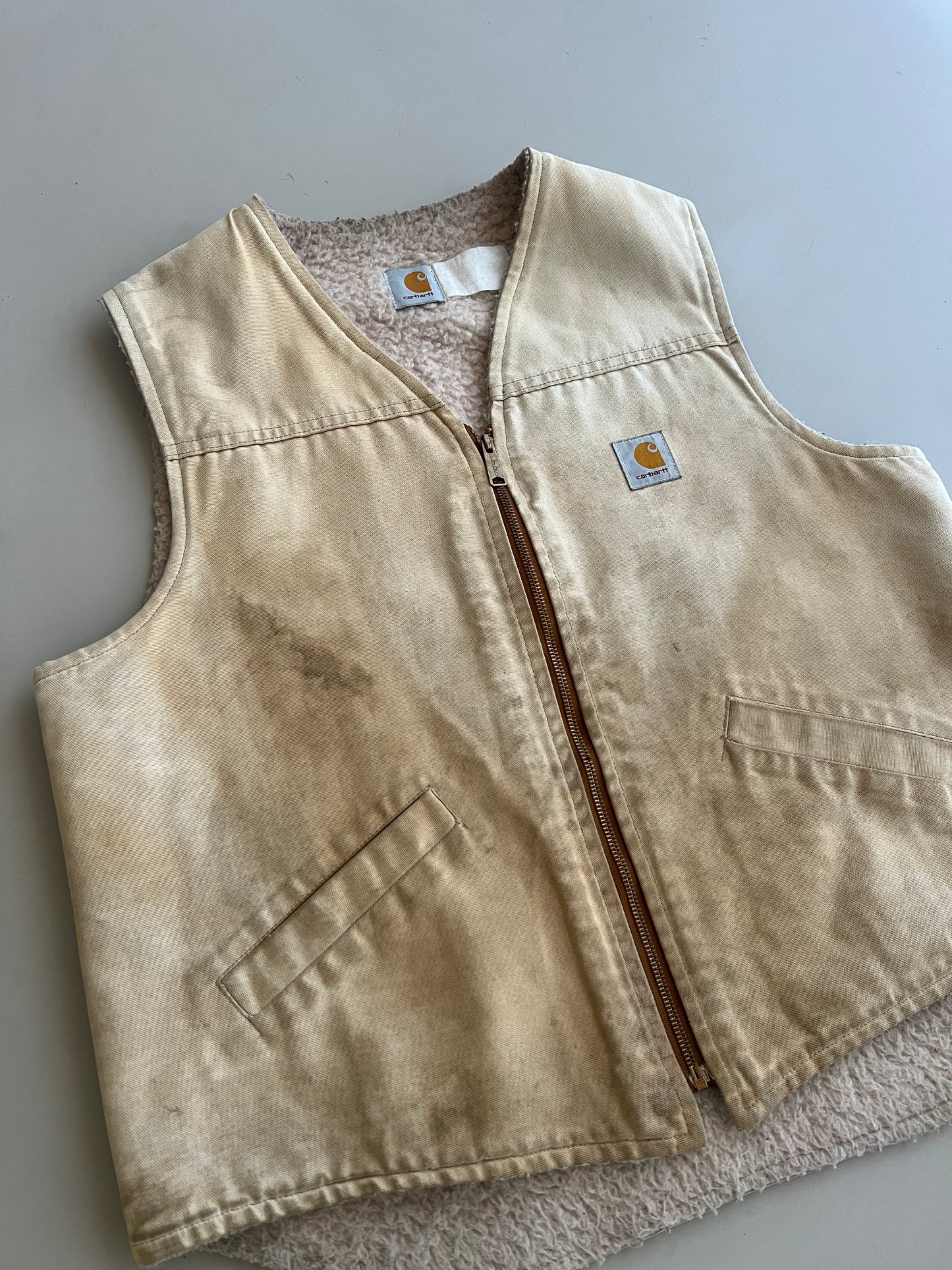 Large 90s Distressed Carhartt Vest