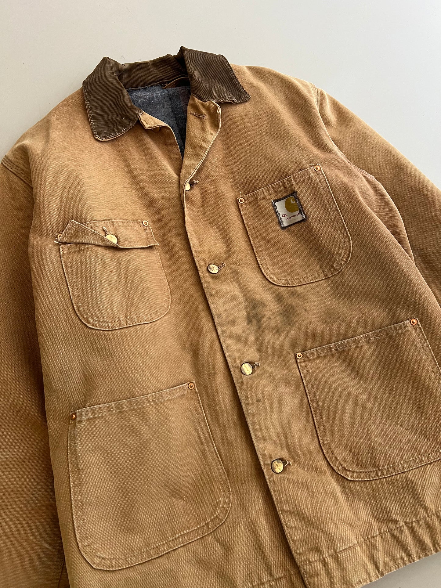 Large 80s Carhartt Chore Coat