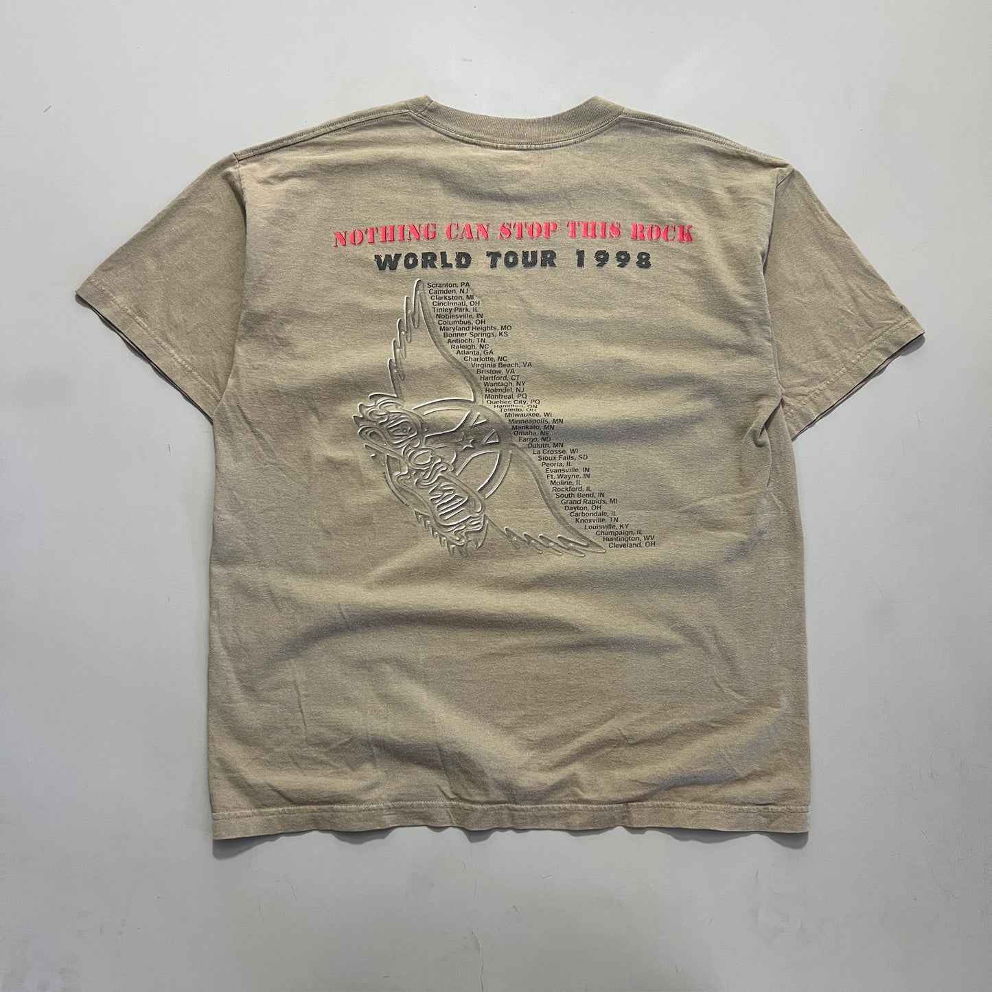 XL 1998 Aerosmith Nothing Can Stop This Rock Tour T-shirt