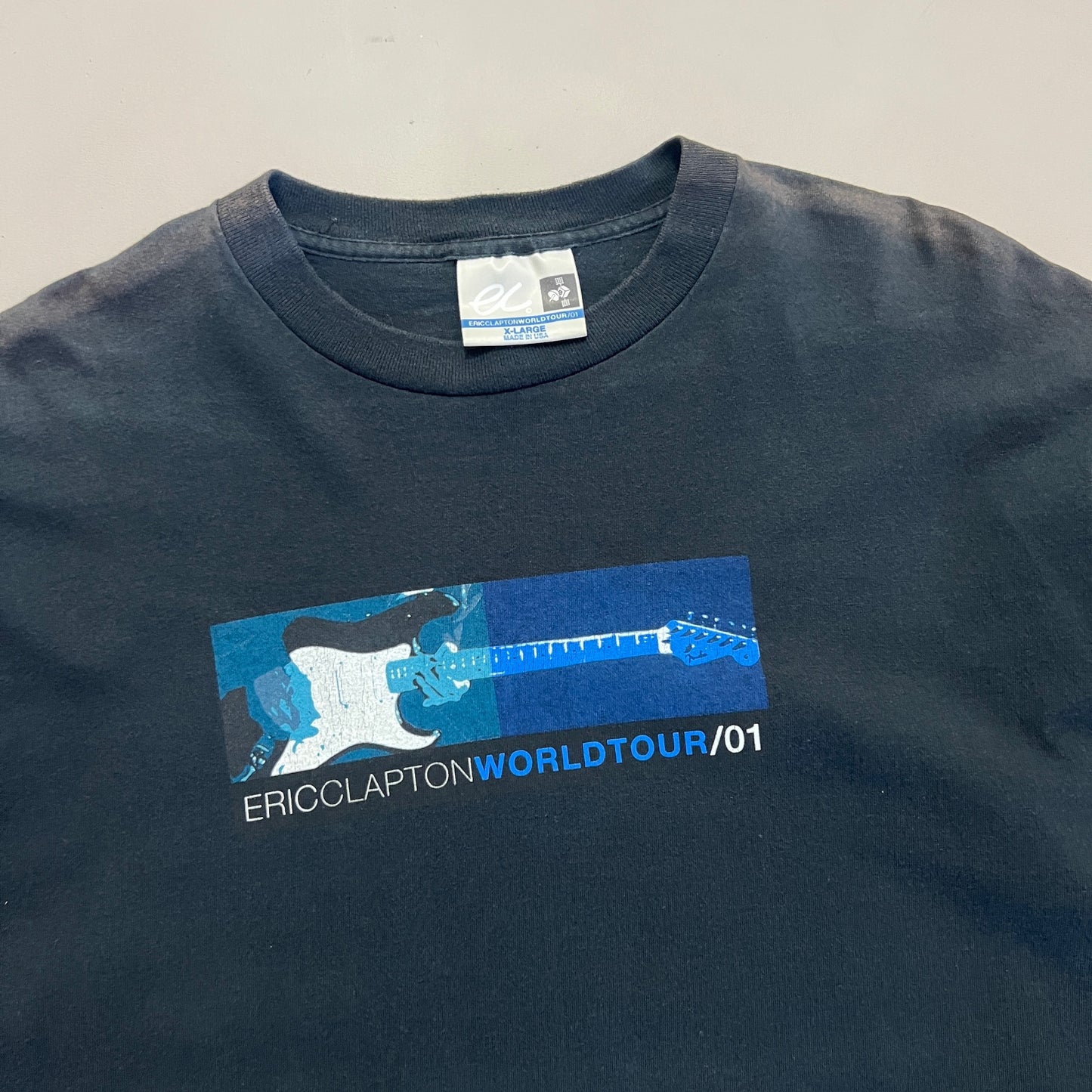 XL 2001 Eric Clapton World Tour T-shirt