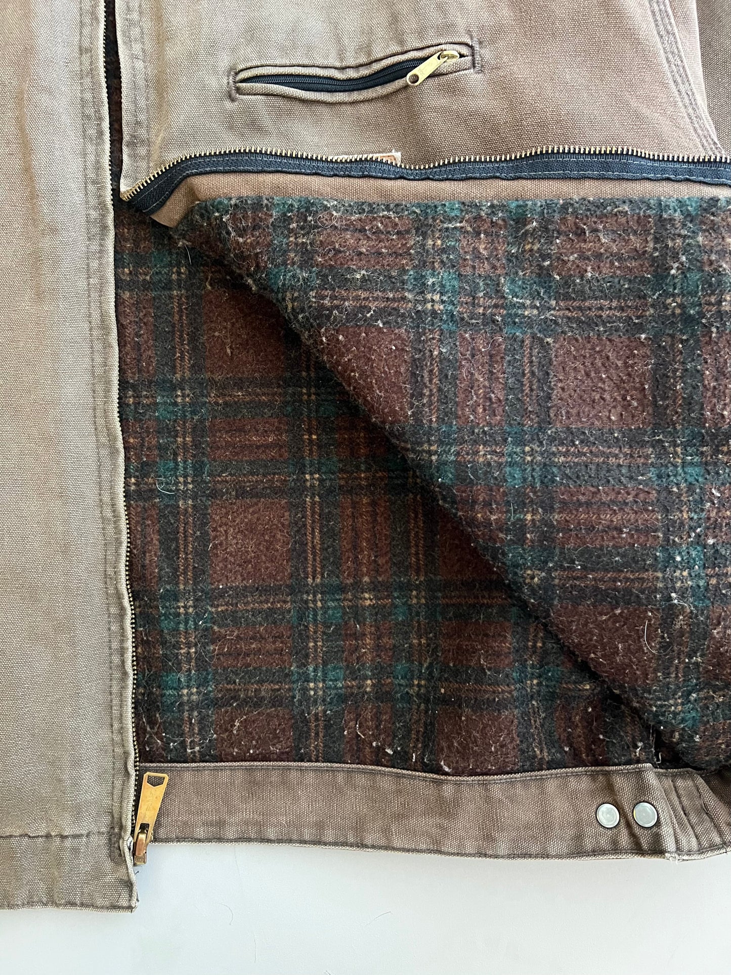 2XL 90s Mocha Carhartt Detroit Jacket