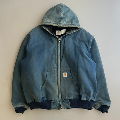 XL 90s Faded Blue Carhartt Jacket