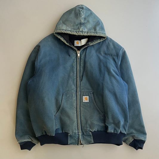 XL 90s Faded Blue Carhartt Jacket