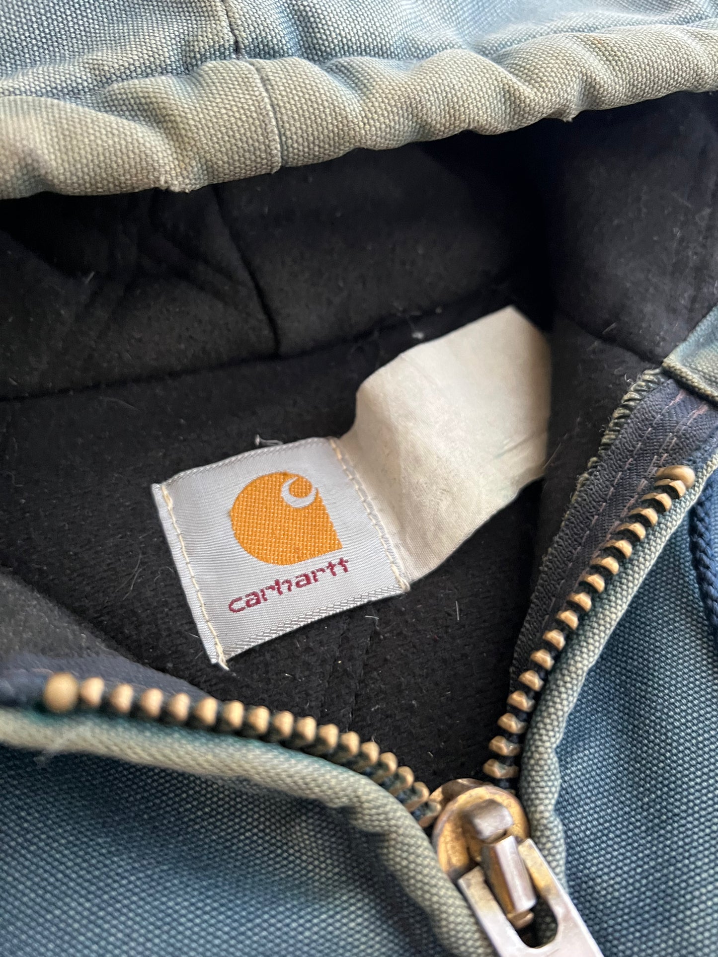 XL 90s Faded Blue Carhartt Jacket