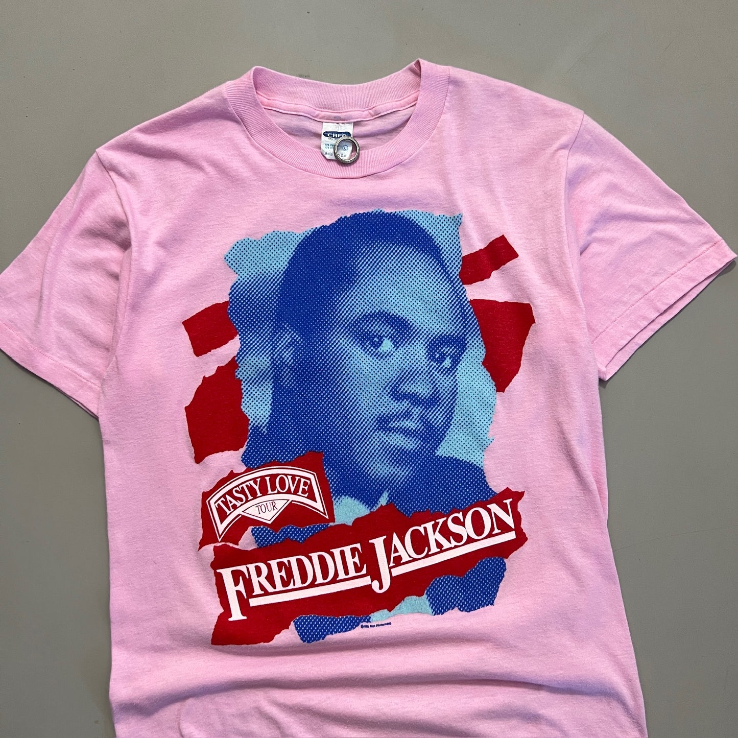 Large 1986 Freddie Jackson Tasty Love Tour T-shirt
