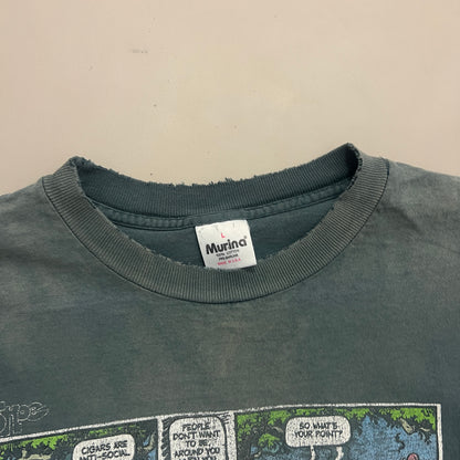 Large 90s White Owl Cigars Comic Strip T-shirt