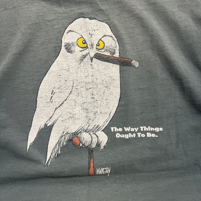 Large 90s White Owl Cigars Comic Strip T-shirt