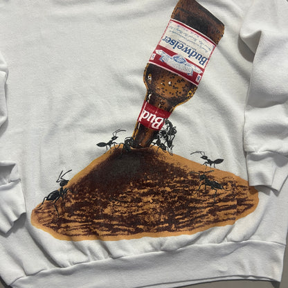 XL 1995 Budweiser Ants The Busch For You Sweatshirt