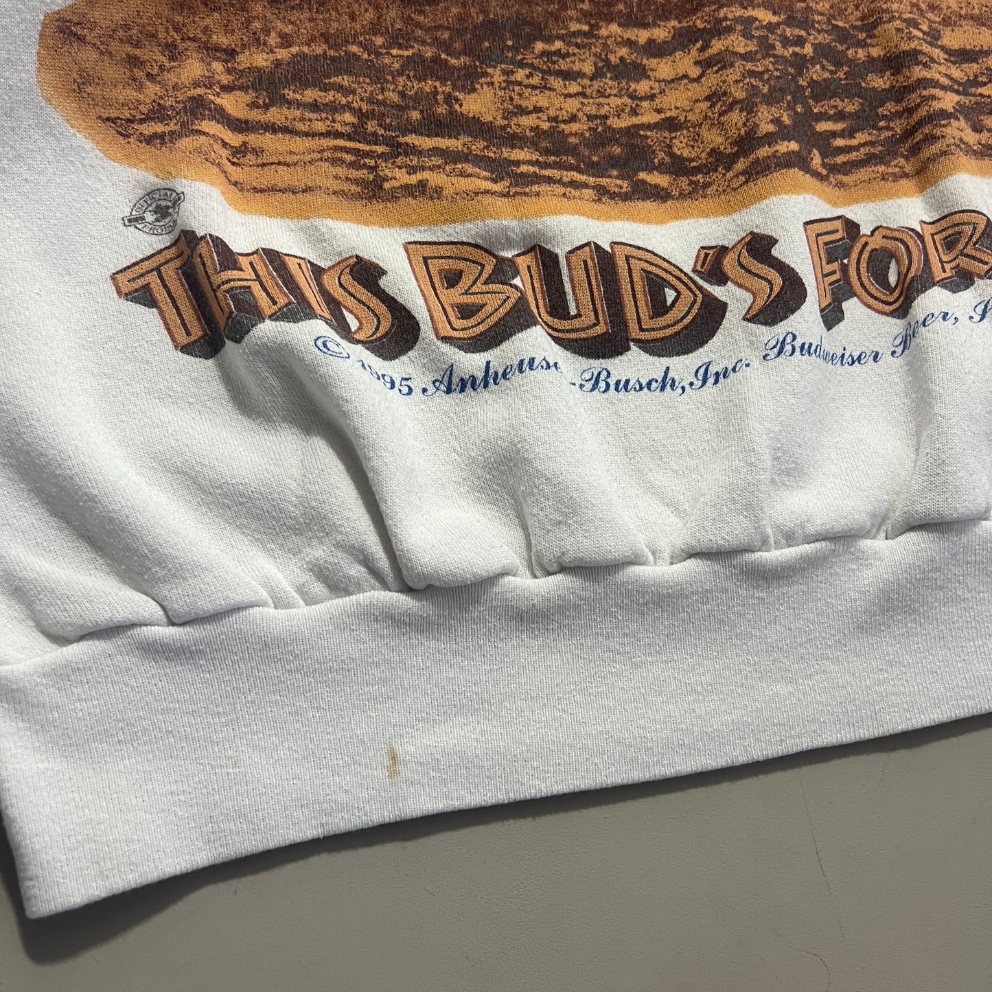 XL 1995 Budweiser Ants The Busch For You Sweatshirt