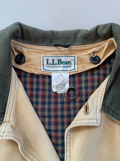 XL 90s L.L Bean Plad Lined Barn Jacket