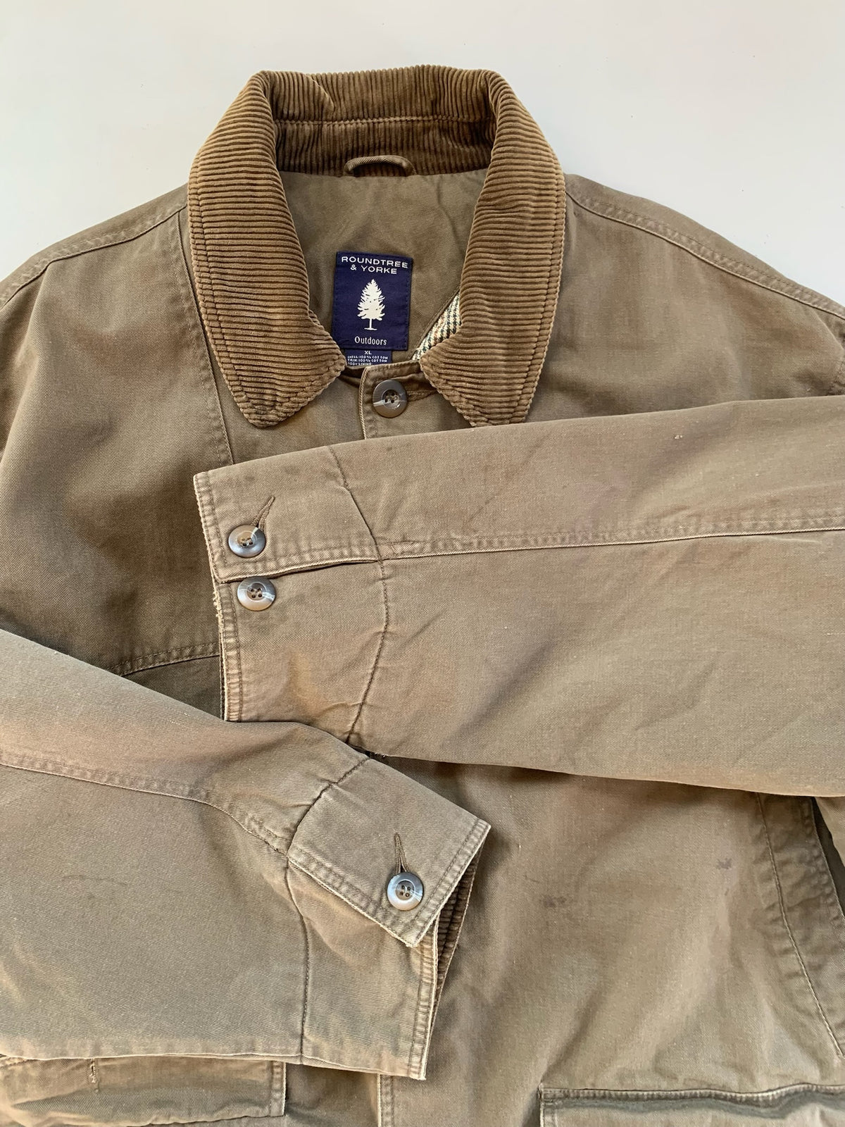 XL Roundtree & Yorke Mocha Barn Coat