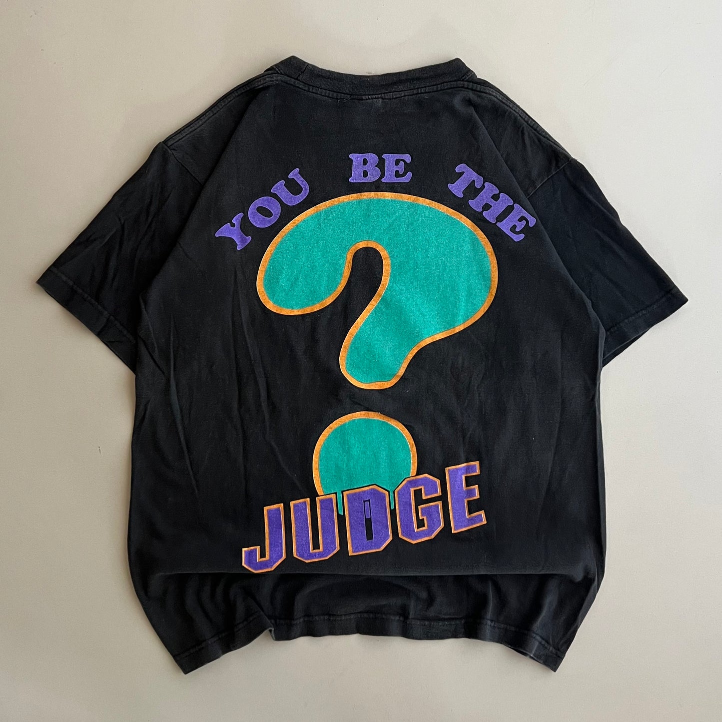 Large 90s Oj Simpson Mike Tyson Rap T-shirt